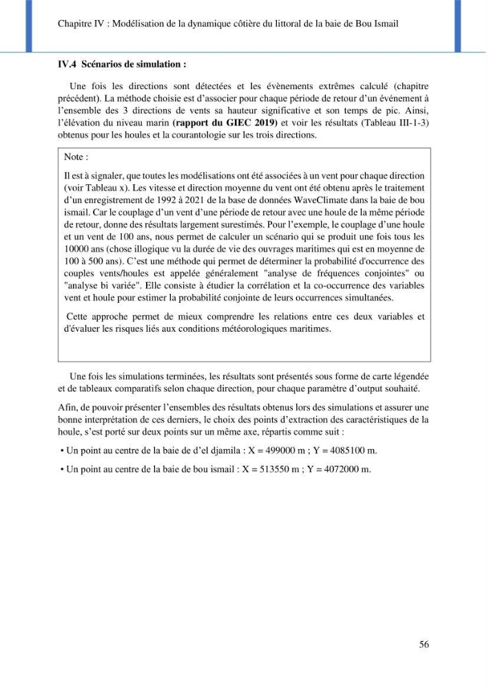 Impact des événements météo océaniques extrêmes sur l’évolution spatiotemporelle des côtes sableuses de la baie de Bou Ismail
