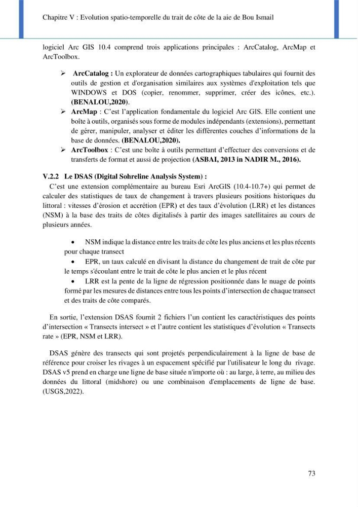 Impact des événements météo océaniques extrêmes sur l’évolution spatiotemporelle des côtes sableuses de la baie de Bou Ismail