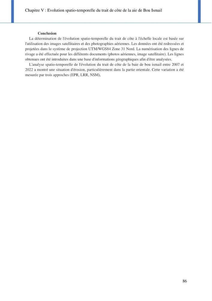 Impact des événements météo océaniques extrêmes sur l’évolution spatiotemporelle des côtes sableuses de la baie de Bou Ismail