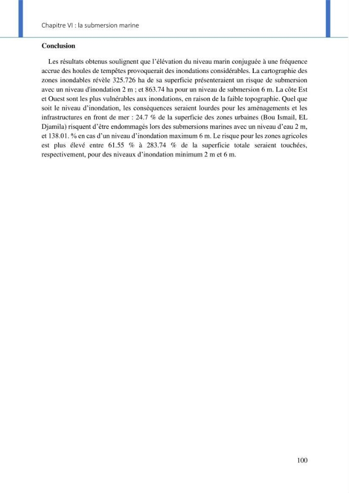 Impact des événements météo océaniques extrêmes sur l’évolution spatiotemporelle des côtes sableuses de la baie de Bou Ismail