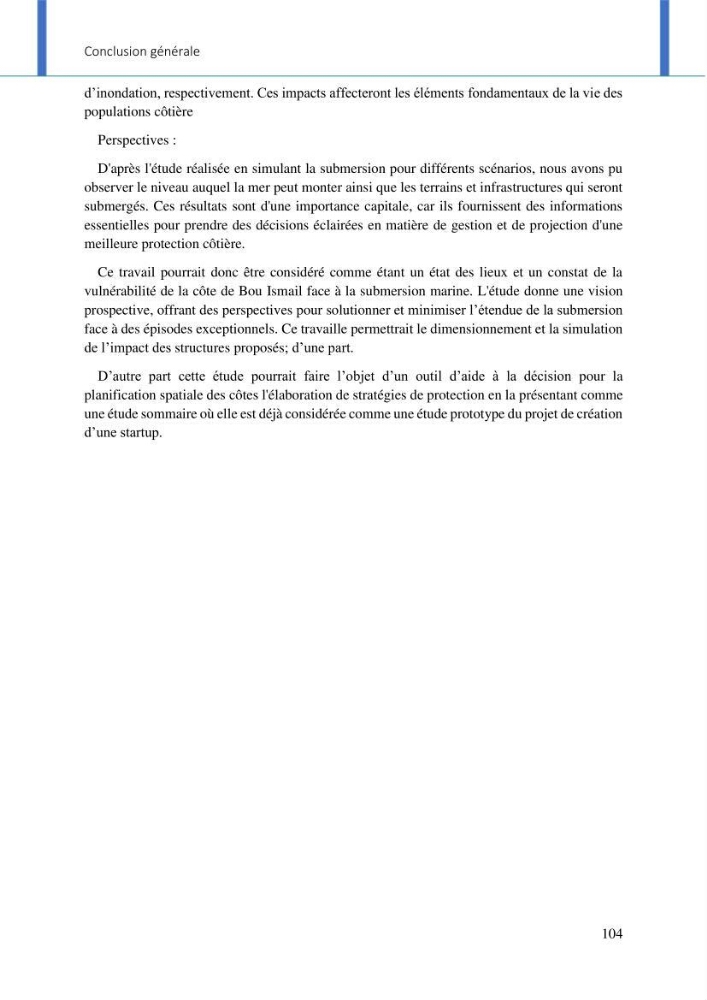 Impact des événements météo océaniques extrêmes sur l’évolution spatiotemporelle des côtes sableuses de la baie de Bou Ismail