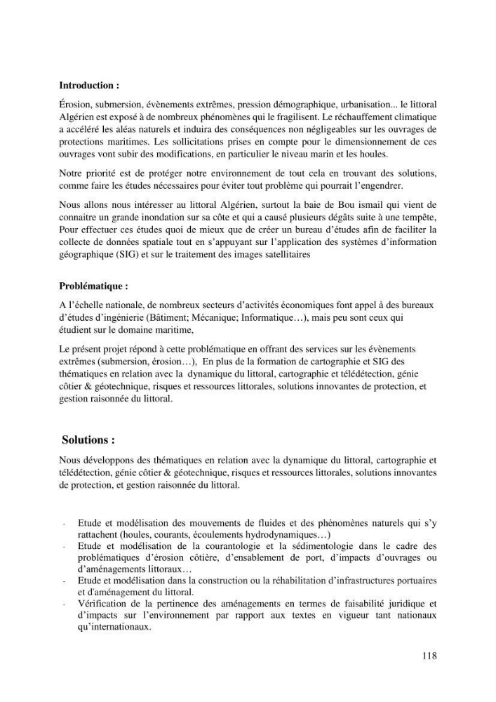 Impact des événements météo océaniques extrêmes sur l’évolution spatiotemporelle des côtes sableuses de la baie de Bou Ismail