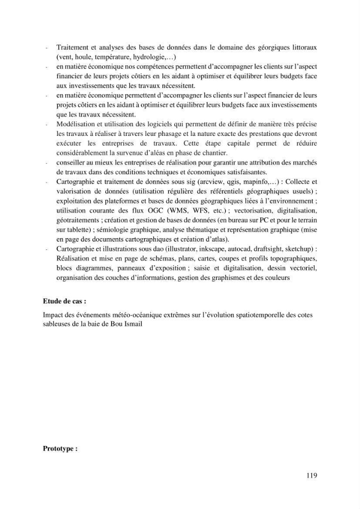 Impact des événements météo océaniques extrêmes sur l’évolution spatiotemporelle des côtes sableuses de la baie de Bou Ismail