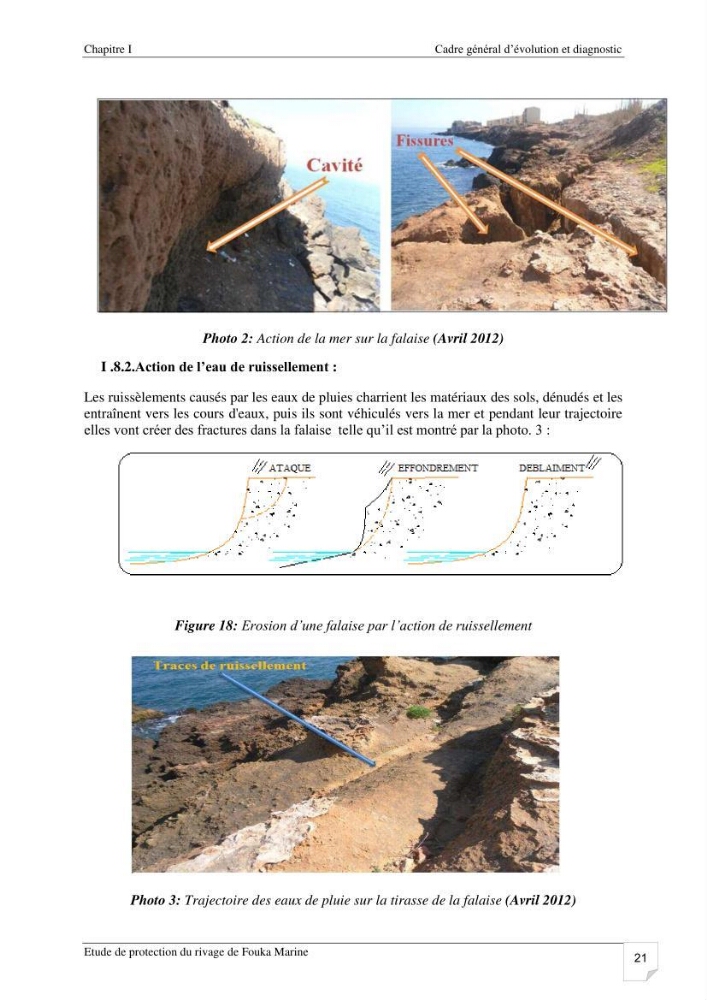 Etude de protection du rivage de Fouka marine