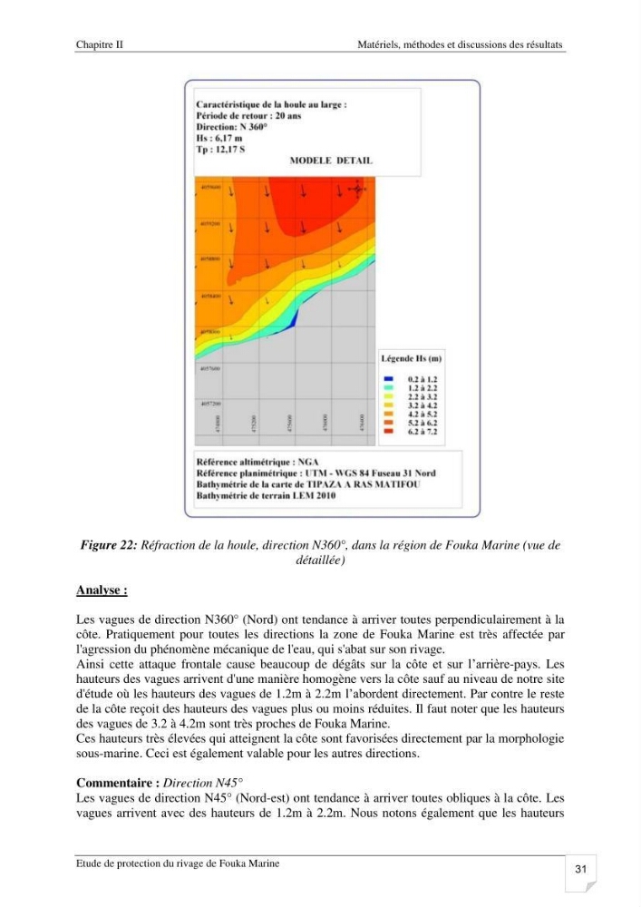 Etude de protection du rivage de Fouka marine