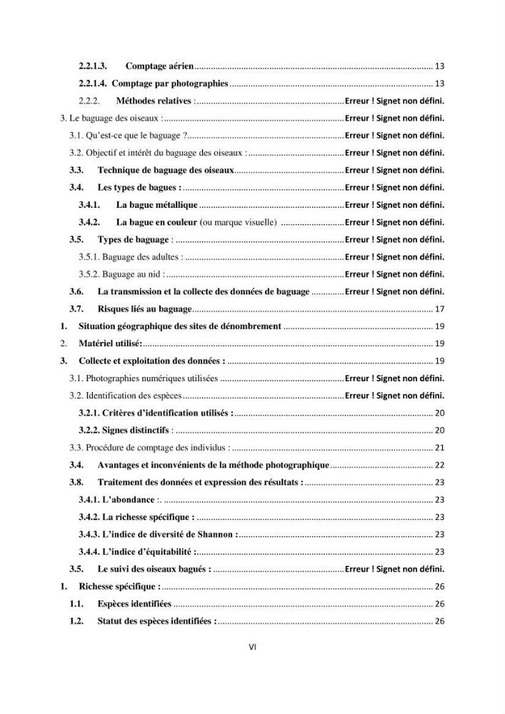 Proposition d’une méthode d’inventaire des oiseaux marins :application au littoral de la wilaya de Tipaza