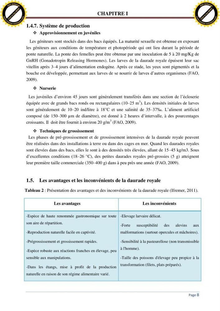 Inventaire des crustaces parasites des poissons de l\'eau de mer