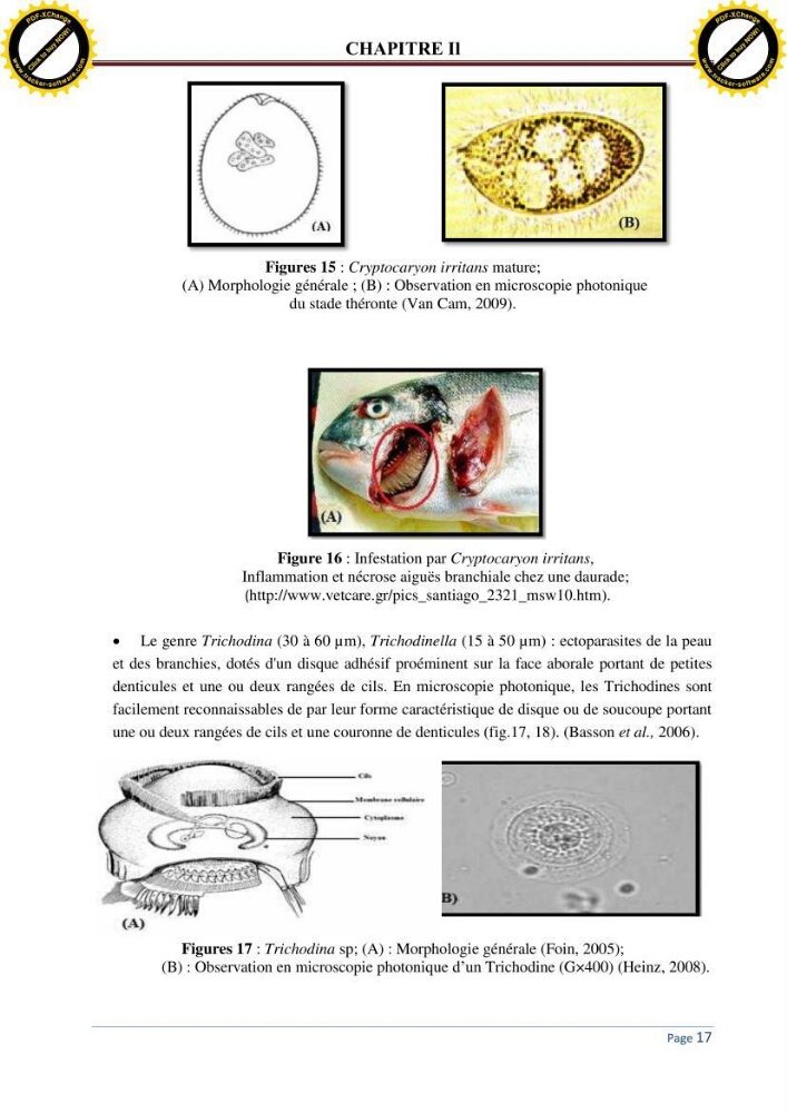 Inventaire des crustaces parasites des poissons de l\'eau de mer