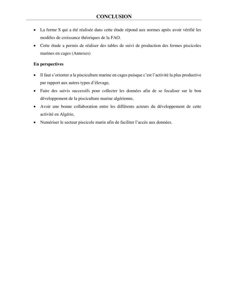 Contribution à la mise en place d’un protocole de gestion des fermes piscicoles en cages marines :