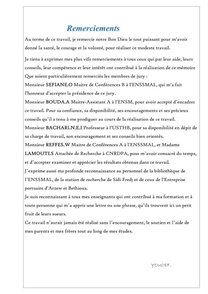 Contribution au développement d\'un modèle probabiliste pour estimer le risque d\'invasion par les eaux de ballast: cas de port d\'Arzew