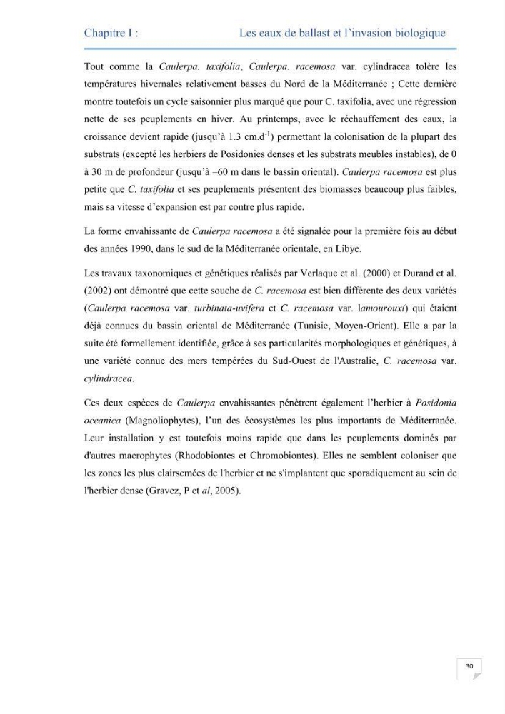 Contribution au développement d\'un modèle probabiliste pour estimer le risque d\'invasion par les eaux de ballast: cas de port d\'Arzew