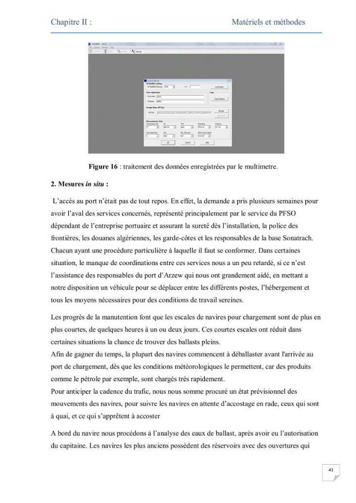 Contribution au développement d\'un modèle probabiliste pour estimer le risque d\'invasion par les eaux de ballast: cas de port d\'Arzew