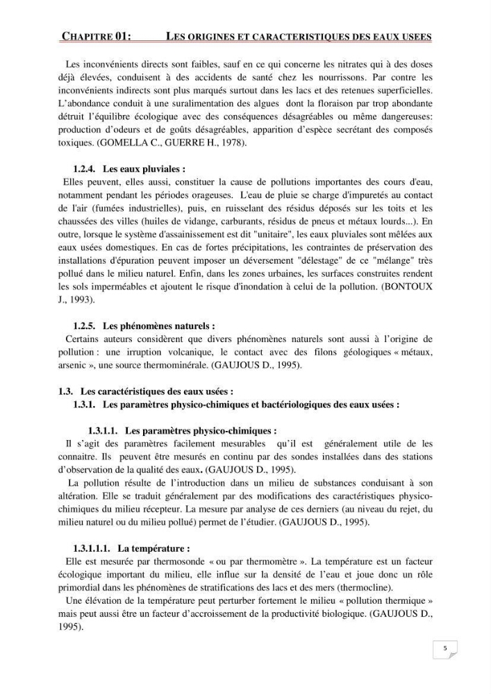 Etude statistique de l\'influence des conditions climatiques sur le pouvoir épuratoire de lagunage naturel