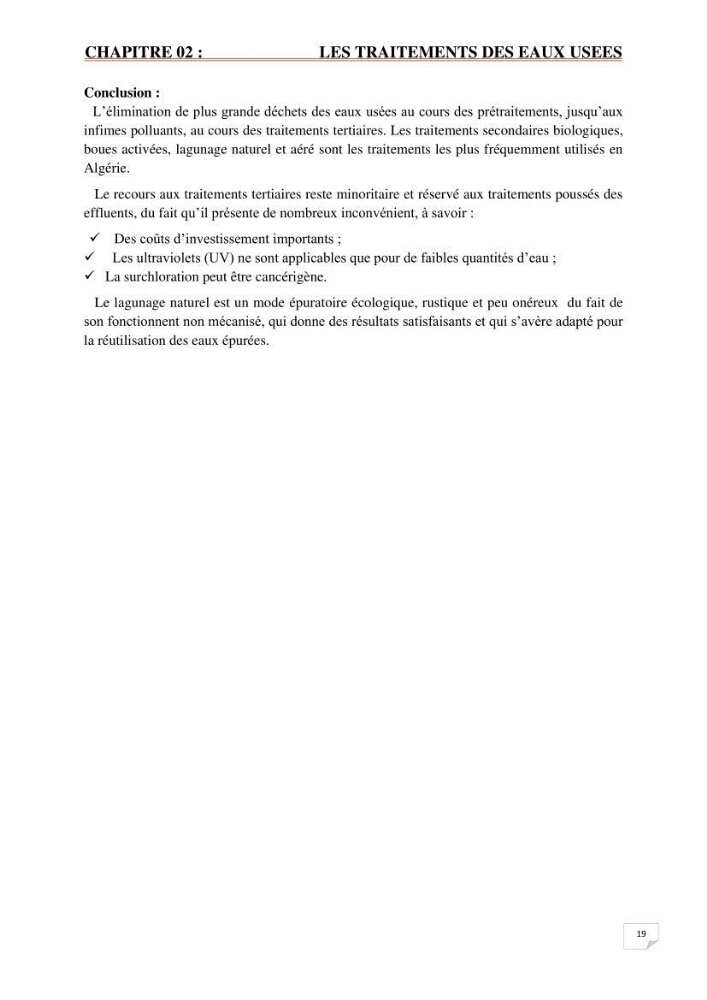 Etude statistique de l\'influence des conditions climatiques sur le pouvoir épuratoire de lagunage naturel
