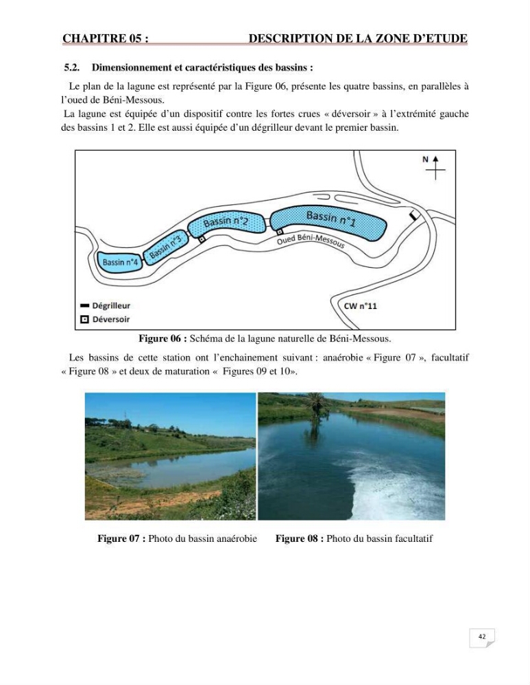 Etude statistique de l\'influence des conditions climatiques sur le pouvoir épuratoire de lagunage naturel