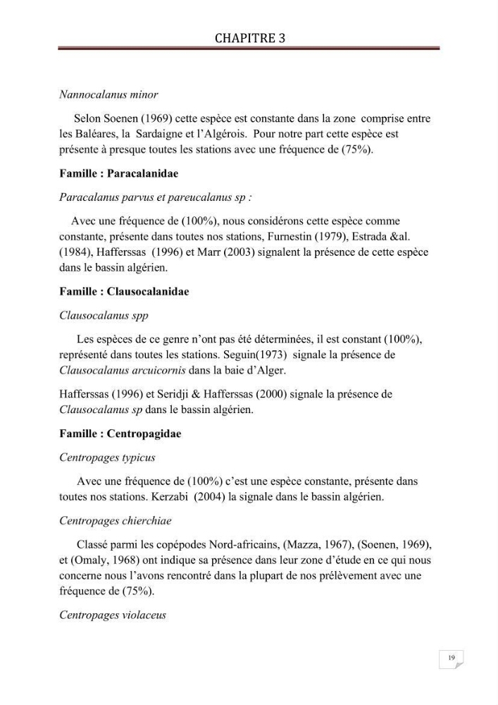 Contribution à l\'étude qualitative et quantitative du zooplancton de la baie de Bou-Ismail