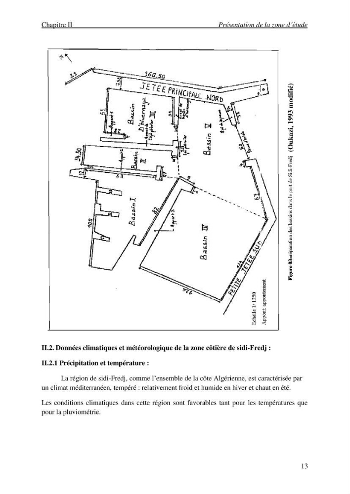 La mesure des paramètres physico-chimiques et les hydrocarbures polyaromatiques au niveau du port de Sidi-Fredj