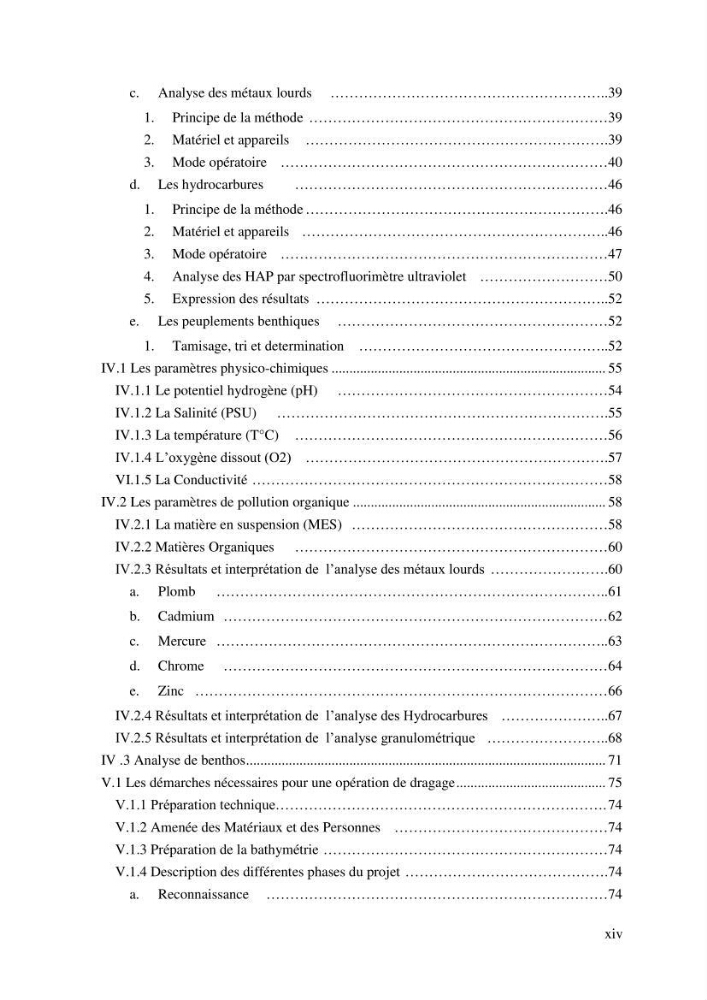 L\'étude d\'impact des produits de dragage du port de Bejaia sur l\'environnement \' arrière port \'