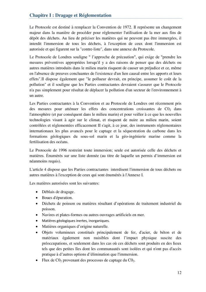 L\'étude d\'impact des produits de dragage du port de Bejaia sur l\'environnement \' arrière port \'