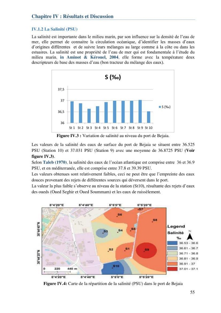 L\'étude d\'impact des produits de dragage du port de Bejaia sur l\'environnement \' arrière port \'