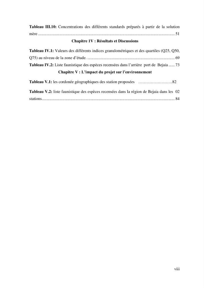 L\'étude d\'impact des produits de dragage du port de Bejaia sur l\'environnement \' arrière port \'