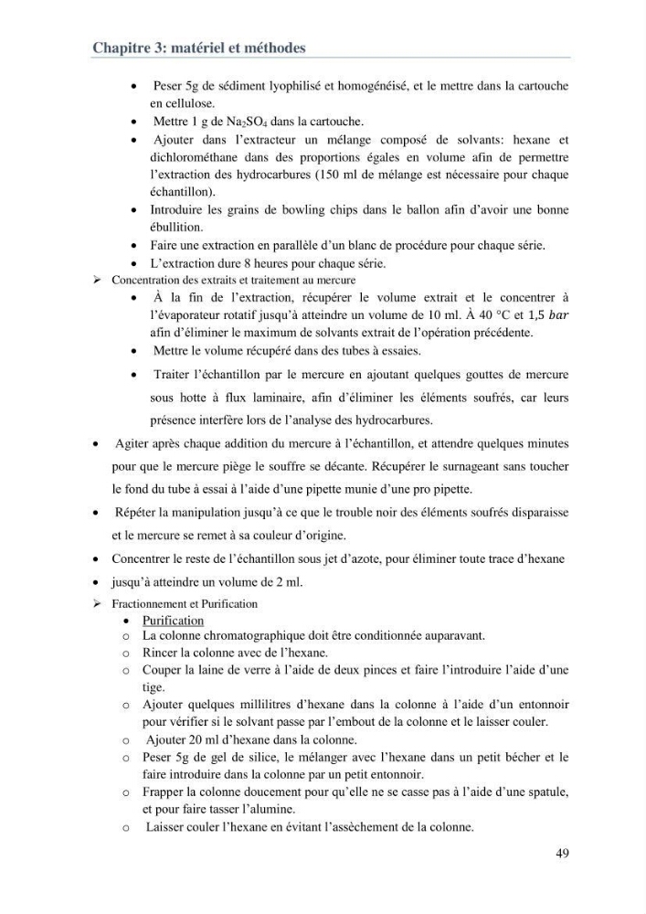 L\'étude d\'impact des produits de dragage du port de Bejaia sur l\'environnement \' arrière port \'