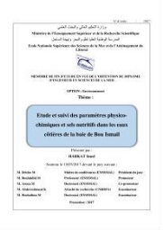 Etude et suivi des paramètres physico-chimiques et sels nutritifs dans les eaux côtières de la baie de Bou-Ismail: