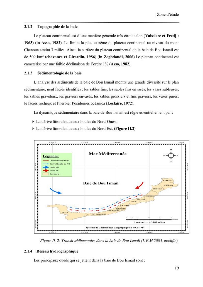 Etude et suivi des paramètres physico-chimiques et sels nutritifs dans les eaux côtières de la baie de Bou-Ismail: