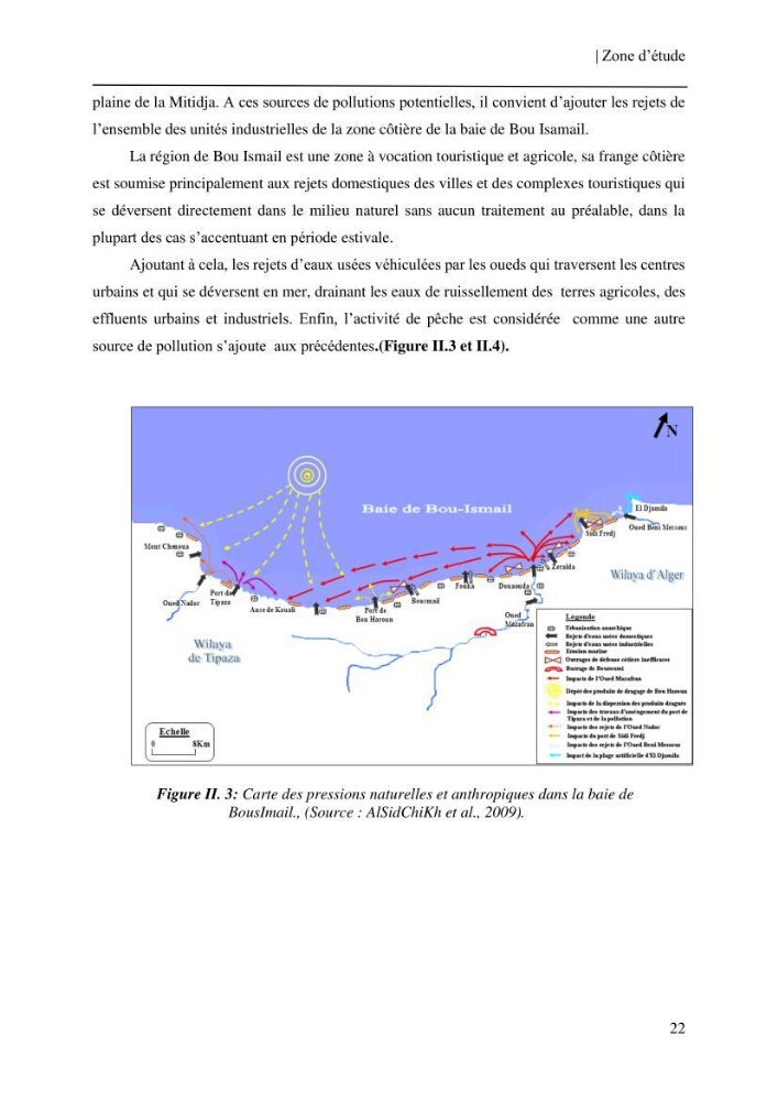 Etude et suivi des paramètres physico-chimiques et sels nutritifs dans les eaux côtières de la baie de Bou-Ismail: