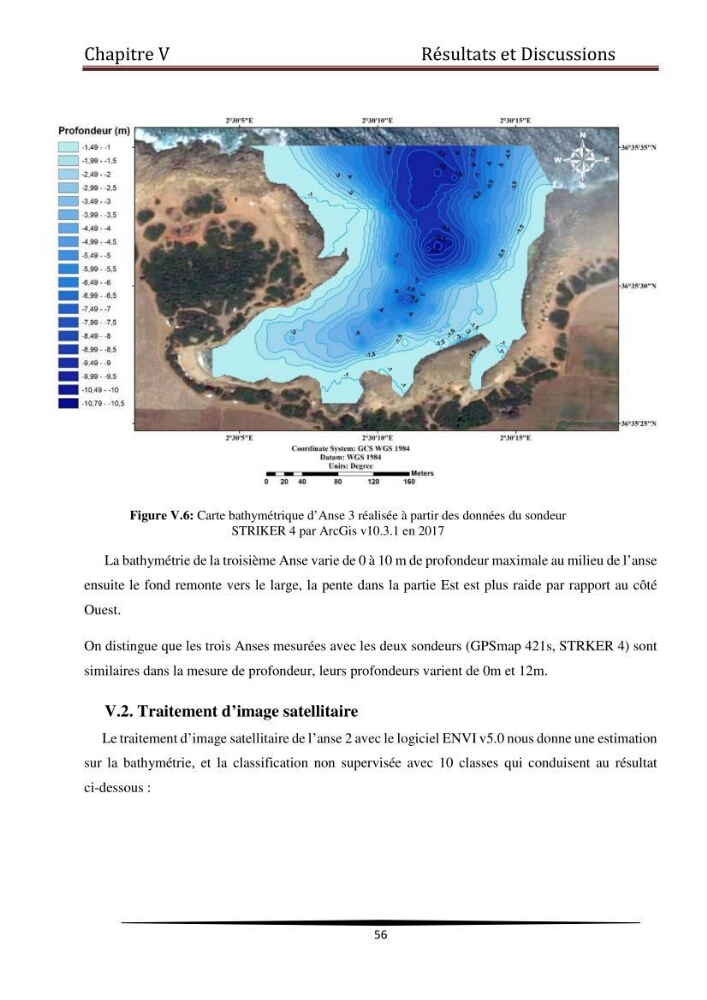 Développement des cartes bathymétriques côtières en combinant l\'imagerie satellitaire et la mesure par échosondeur:
