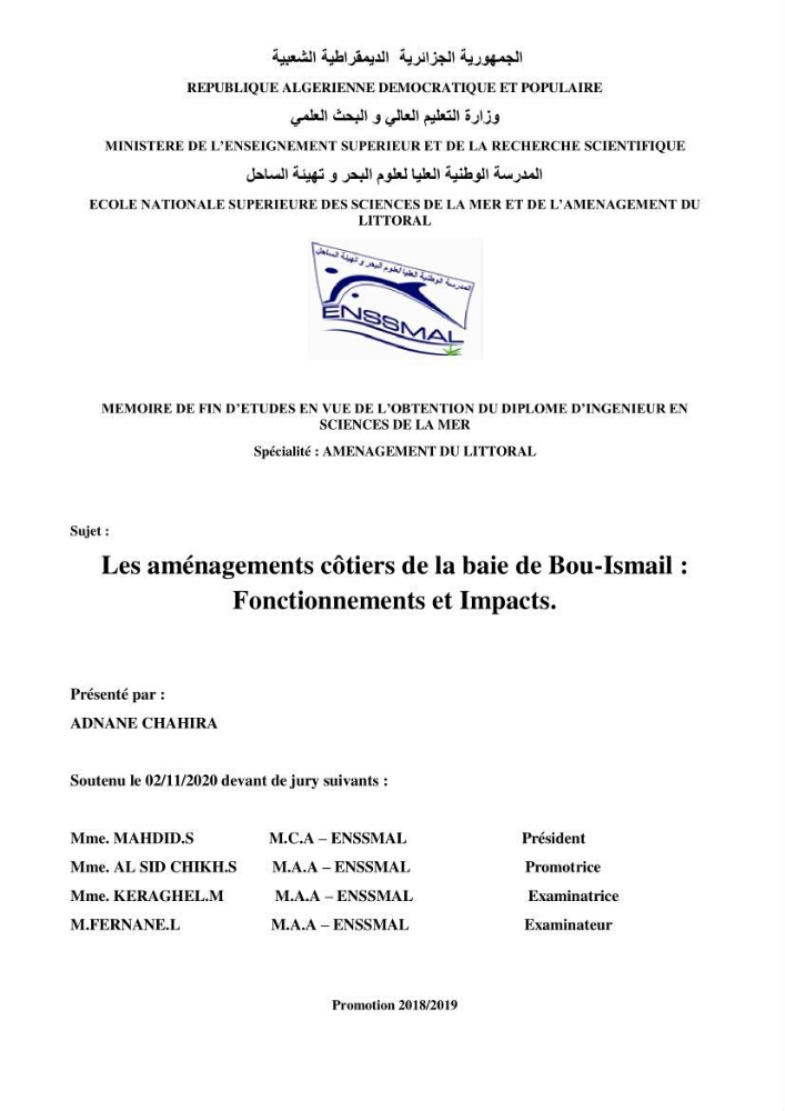 Contribution à l’actualisation de l’inventaire des Chondrichthyens exploités dans les côtes algériennes. Biologie de reproduction , régime alimentaire et exploitation de quelques représentants