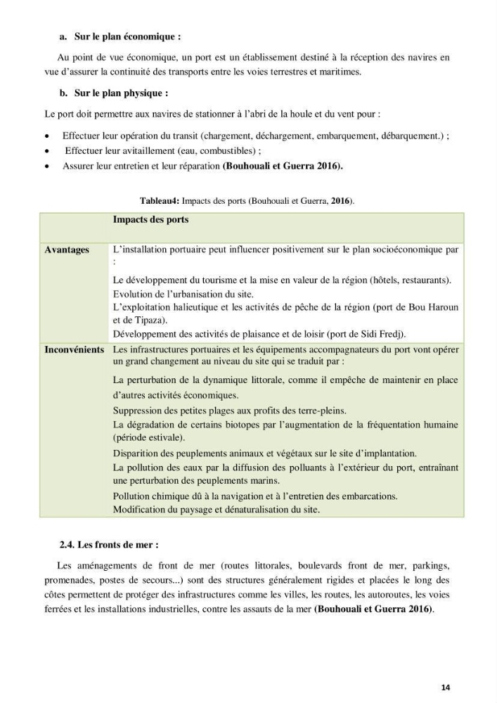 Contribution à l’actualisation de l’inventaire des Chondrichthyens exploités dans les côtes algériennes. Biologie de reproduction , régime alimentaire et exploitation de quelques représentants