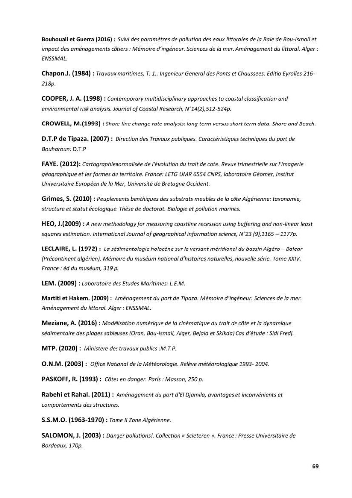 Contribution à l’actualisation de l’inventaire des Chondrichthyens exploités dans les côtes algériennes. Biologie de reproduction , régime alimentaire et exploitation de quelques représentants