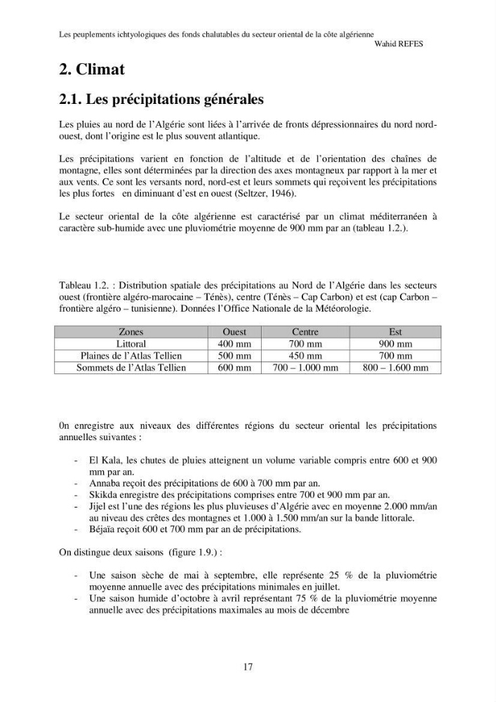 Contribution à la connaissance de la biodiversité des fonds chalutables de la côte algérienne
