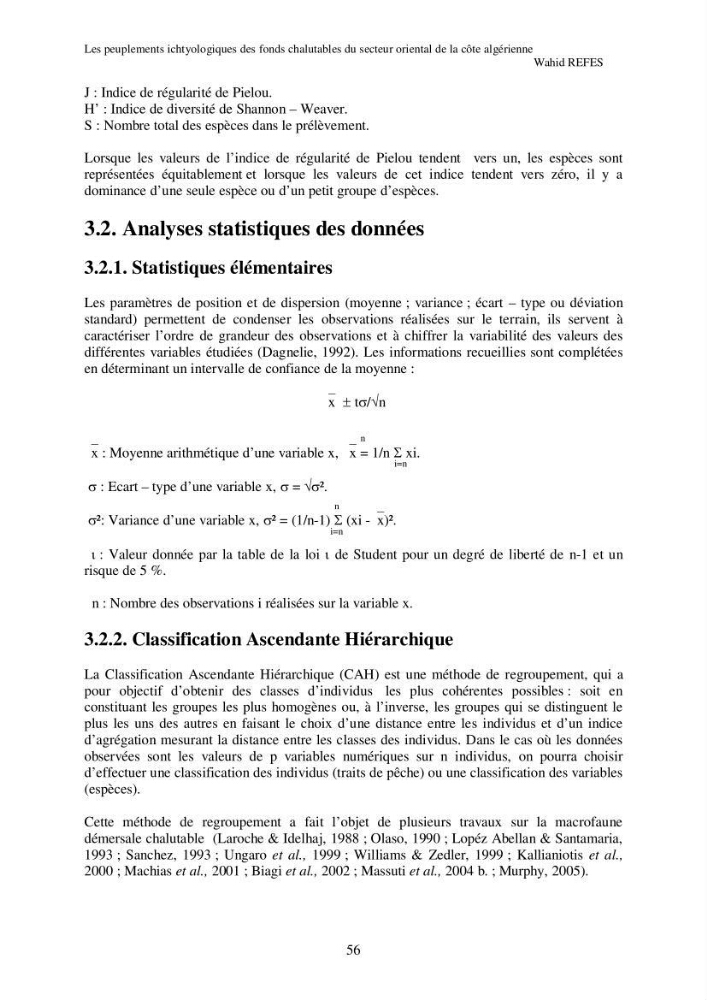 Contribution à la connaissance de la biodiversité des fonds chalutables de la côte algérienne