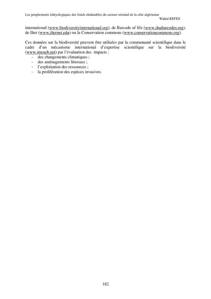Contribution à la connaissance de la biodiversité des fonds chalutables de la côte algérienne