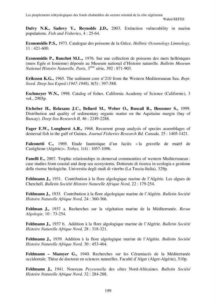Contribution à la connaissance de la biodiversité des fonds chalutables de la côte algérienne