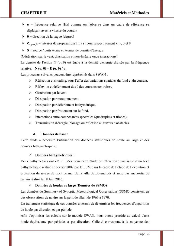 Processus morpho-sédimentaire et évolution multi-échelle de la plage front de mer de la ville de boumerdes :