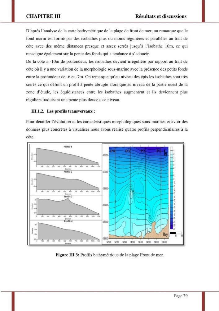 Processus morpho-sédimentaire et évolution multi-échelle de la plage front de mer de la ville de boumerdes :
