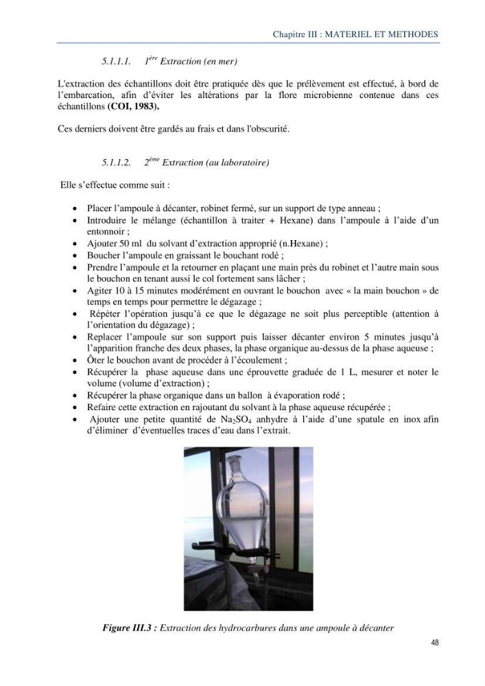 Diagnostic de contamination des eaux du littoral Agerois par les Hydrocarbures