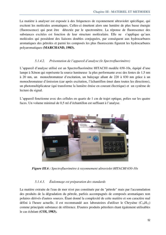 Diagnostic de contamination des eaux du littoral Agerois par les Hydrocarbures