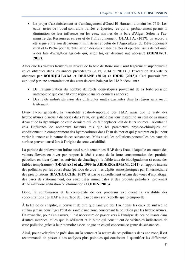 Diagnostic de contamination des eaux du littoral Agerois par les Hydrocarbures