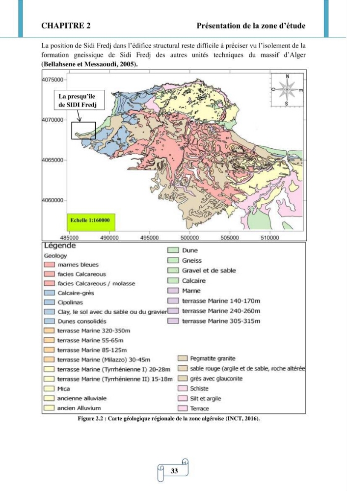 Modélisation numérique de la morphodynamique d\'une côte sableuse soumise à l\'effet des vagues et des houles cas : Plge de Sidi Fredj