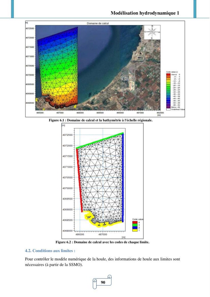 Modélisation numérique de la morphodynamique d\'une côte sableuse soumise à l\'effet des vagues et des houles cas : Plge de Sidi Fredj