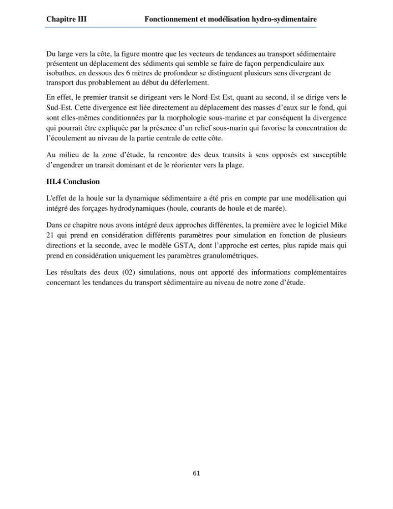 Etude du fonctionnement hydro-sédimentaire De la plage de Palm-Beach