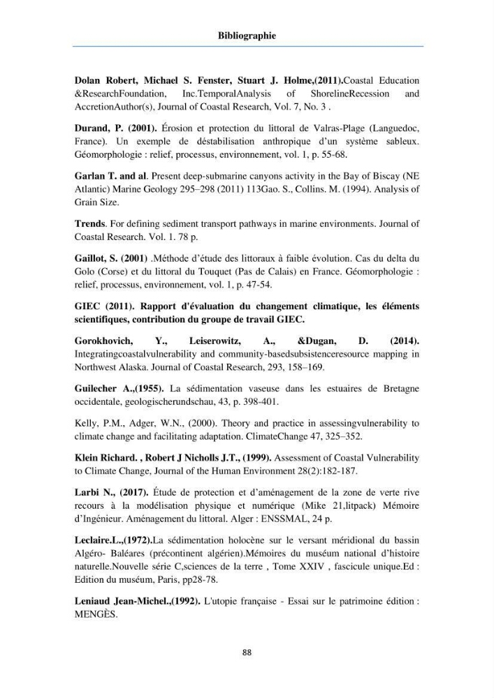 Etude du fonctionnement hydro-sédimentaire De la plage de Palm-Beach