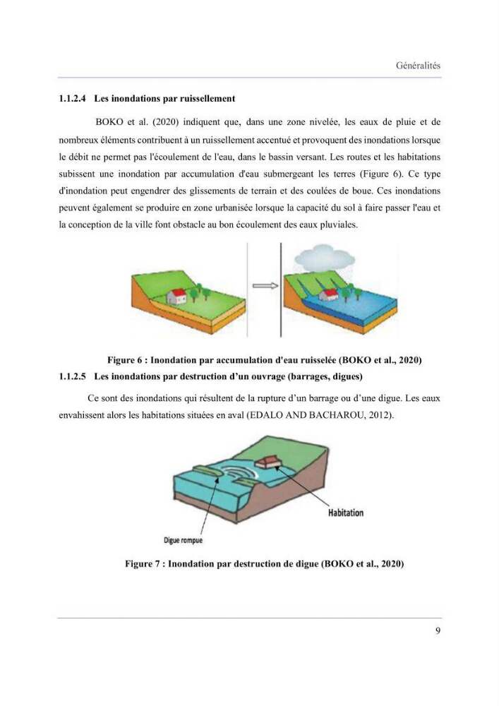 Contribution à l’étude des inondations dans une zone côtière wilaya d’Alger