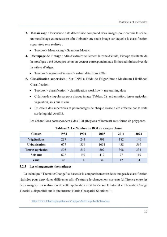 Contribution à l’étude des inondations dans une zone côtière wilaya d’Alger