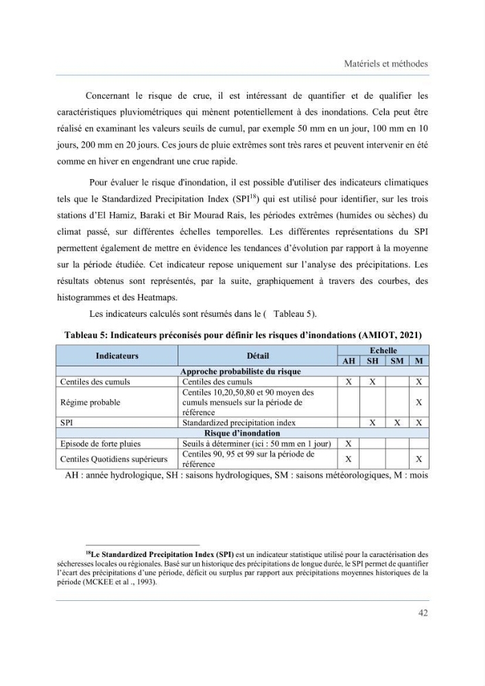 Contribution à l’étude des inondations dans une zone côtière wilaya d’Alger