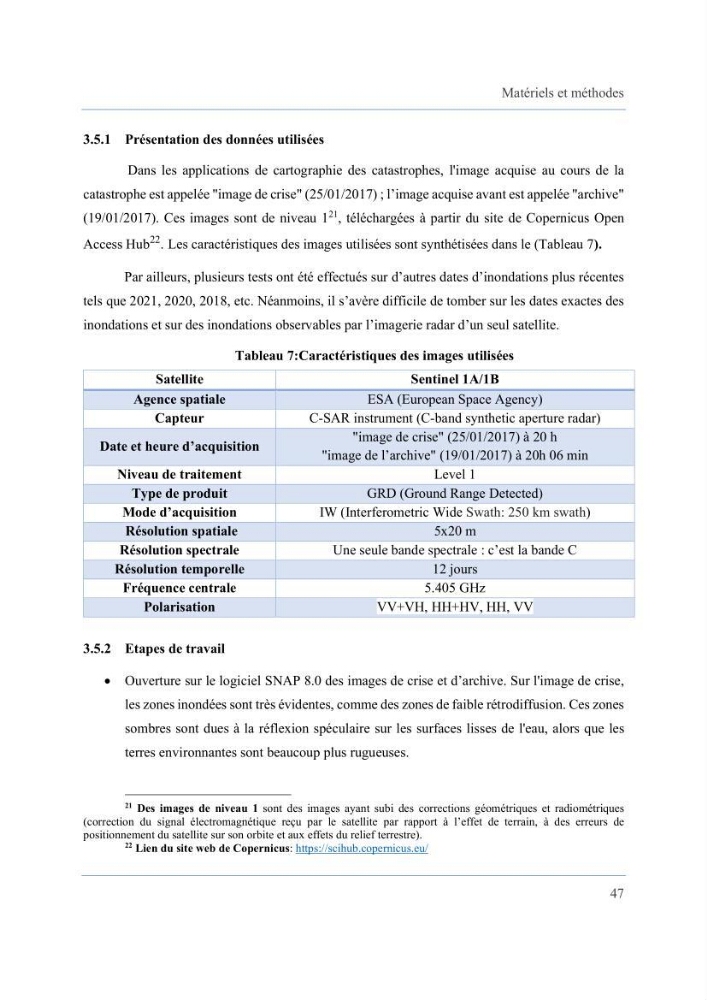 Contribution à l’étude des inondations dans une zone côtière wilaya d’Alger